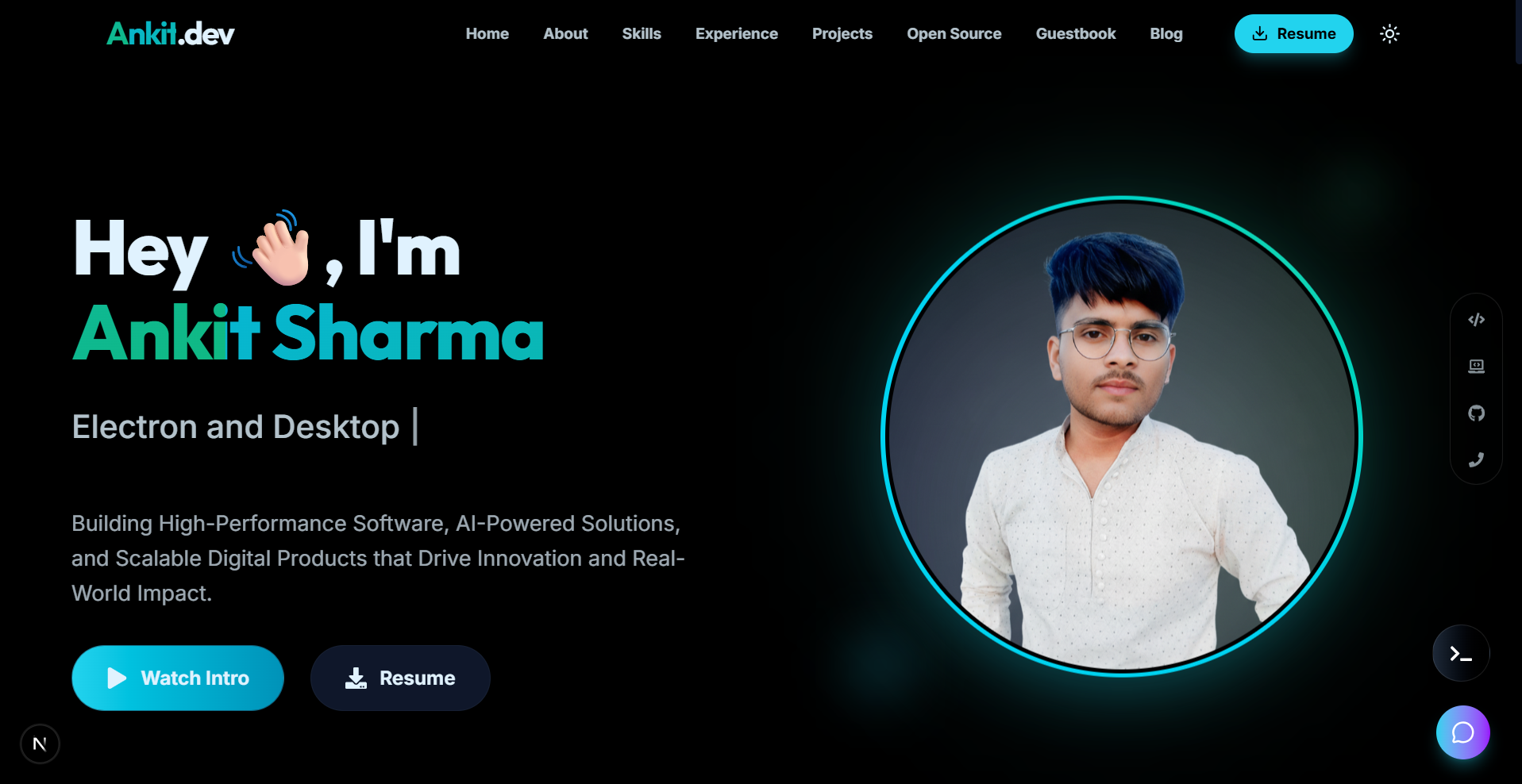 Personal Portfolio Platform